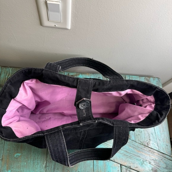 Y2K GAP Black Denim Shoulder Bag - Picture 10 of 16